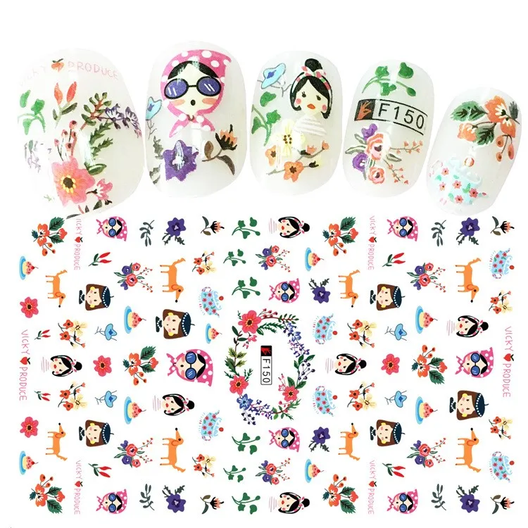 Adhesive nail decals - F150 Style
