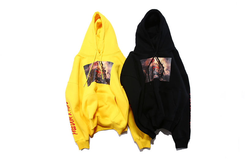 Fleece hooded sweatshirt