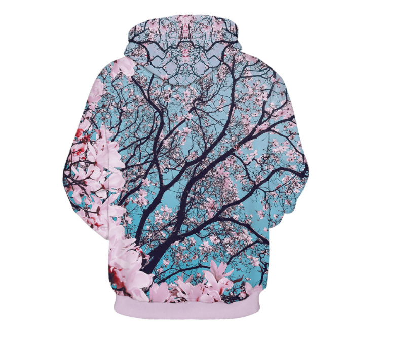 Title 3, Cherry tree Digital hoodie