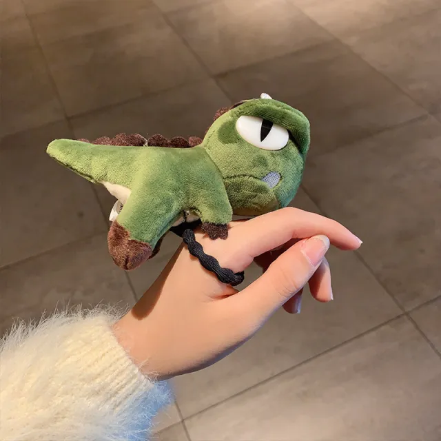Cute little dinosaur hair tie Green - Shop at LoveMi