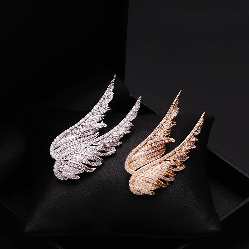 Angel Wings Pin Brooch, picture 2 of 6