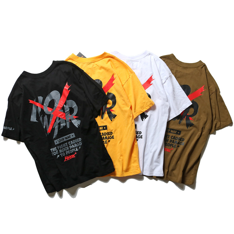 Round neck loose half sleeve