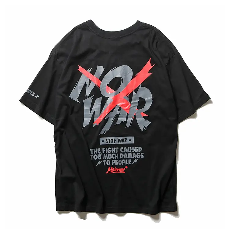 Round neck loose half sleeve