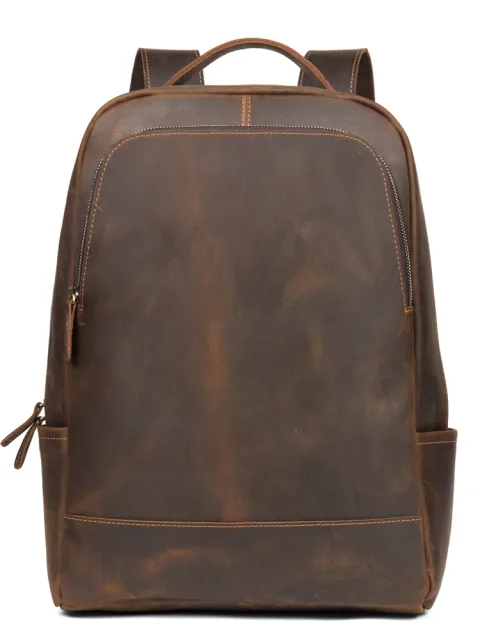 Leather Men's Backpack Travel