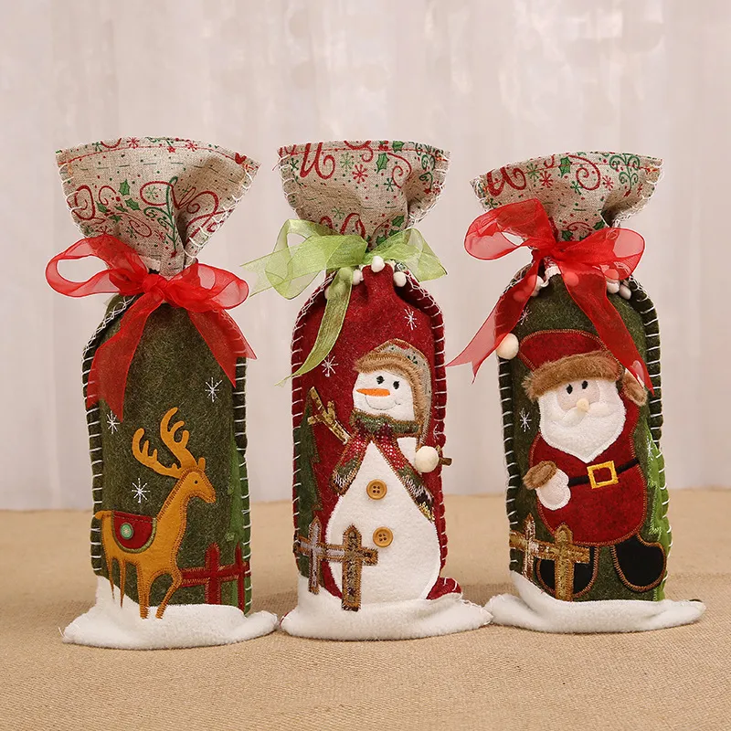 Christmas wine bottle set – image 2