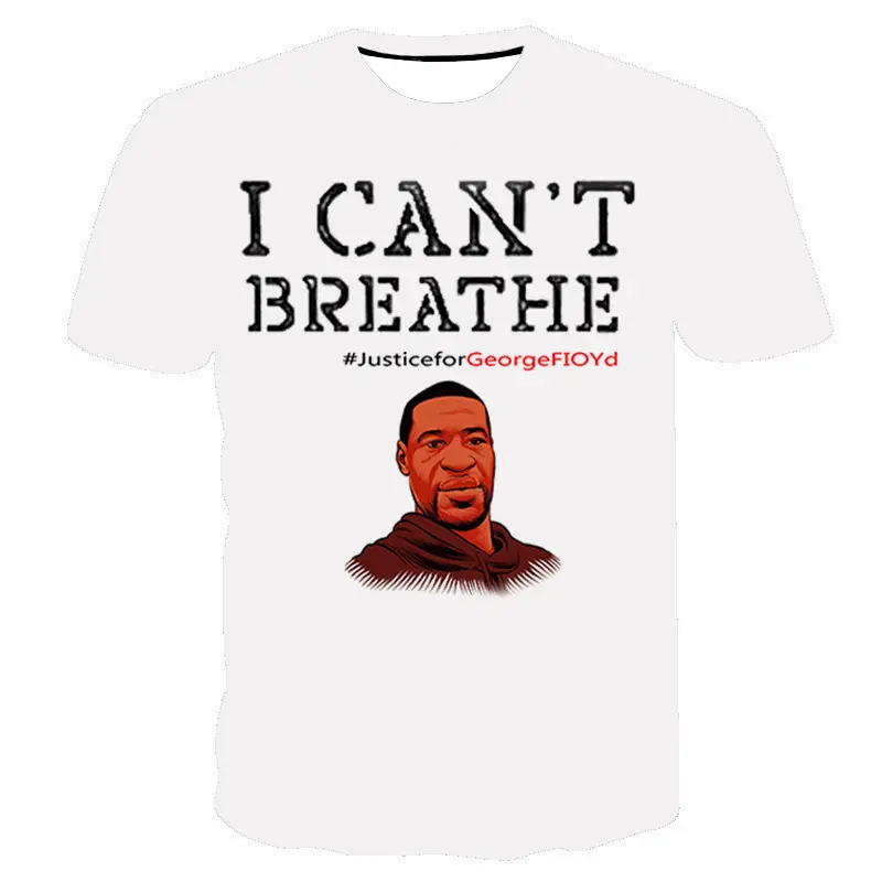 I cant breathe printed 3DT shirt for men and women