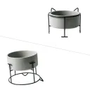 Grey Round Bowl