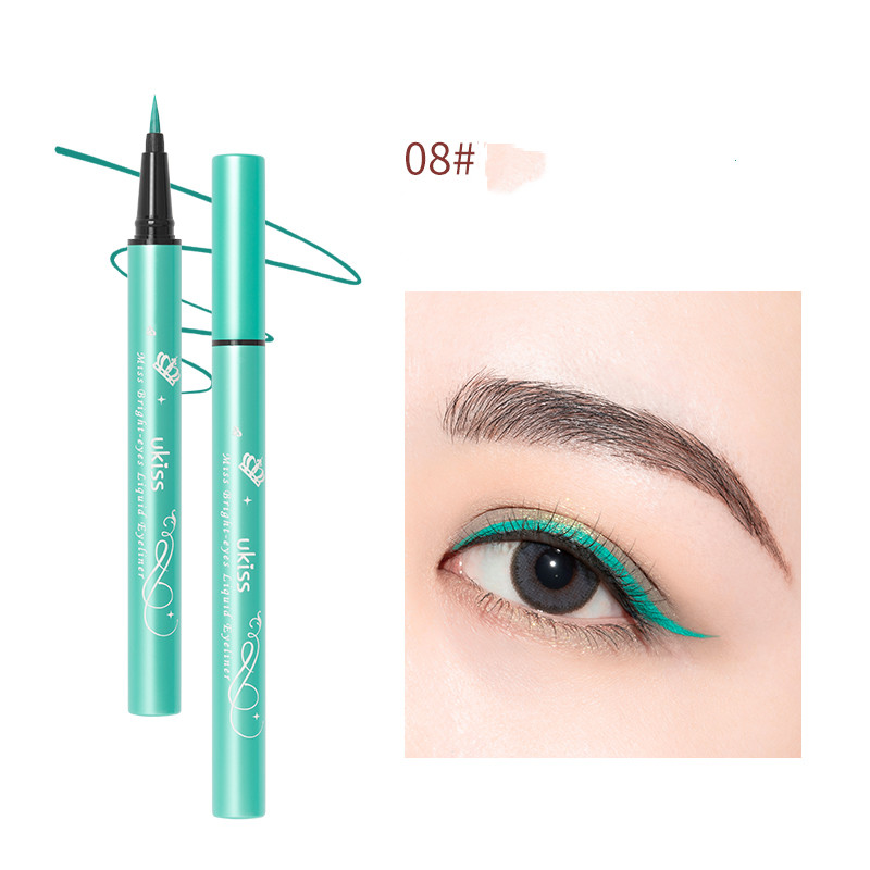 Waterproof color eyeliner pen Green - Shop at LoveMi