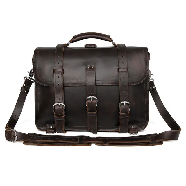 Crazy Horse Leather Tote Chocolate - Shop at LoveMi