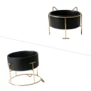 Black Round Bowl