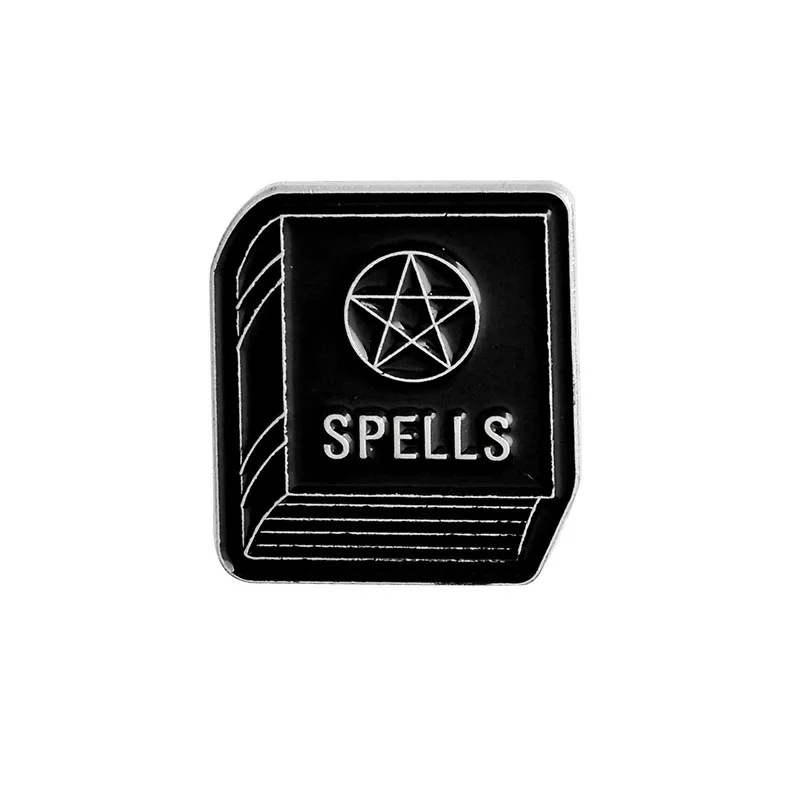 Creative Punk Brooch Personality Dark Coffin Poker - Xz1152