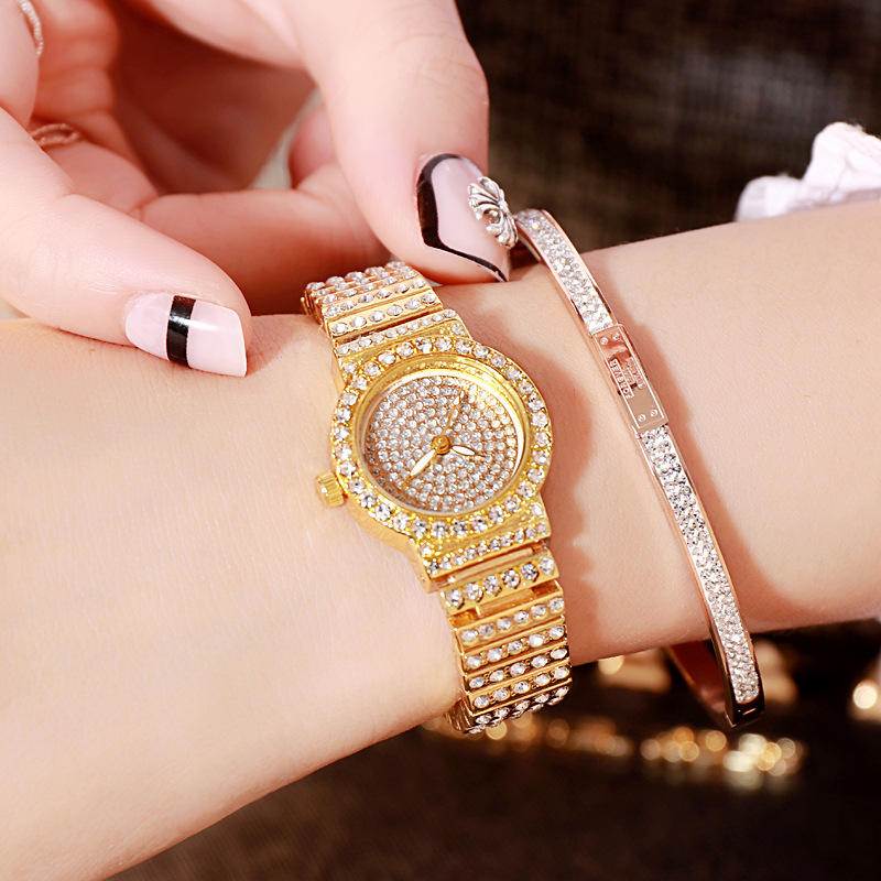 Gypsophila rhinestone watch