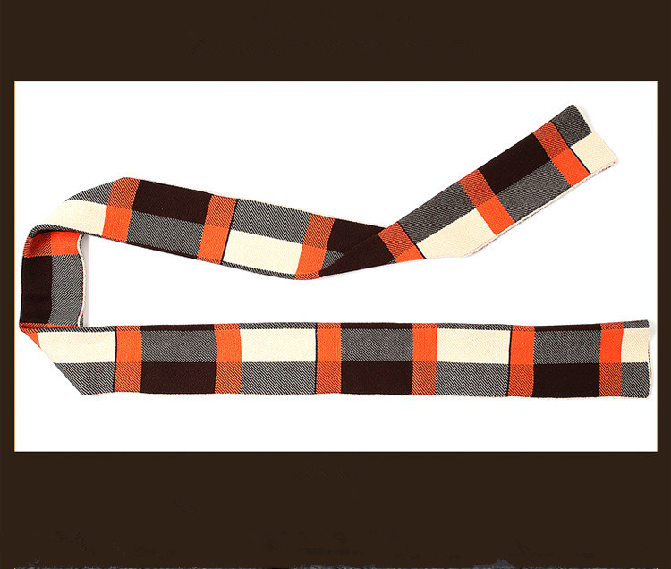 Scarf collar woolen coat