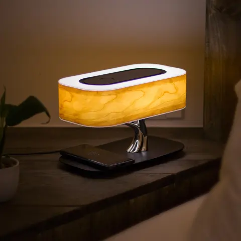 Creative Tree Light Table Lamp Bluetooth-Compatiable Music Speaker Bedside