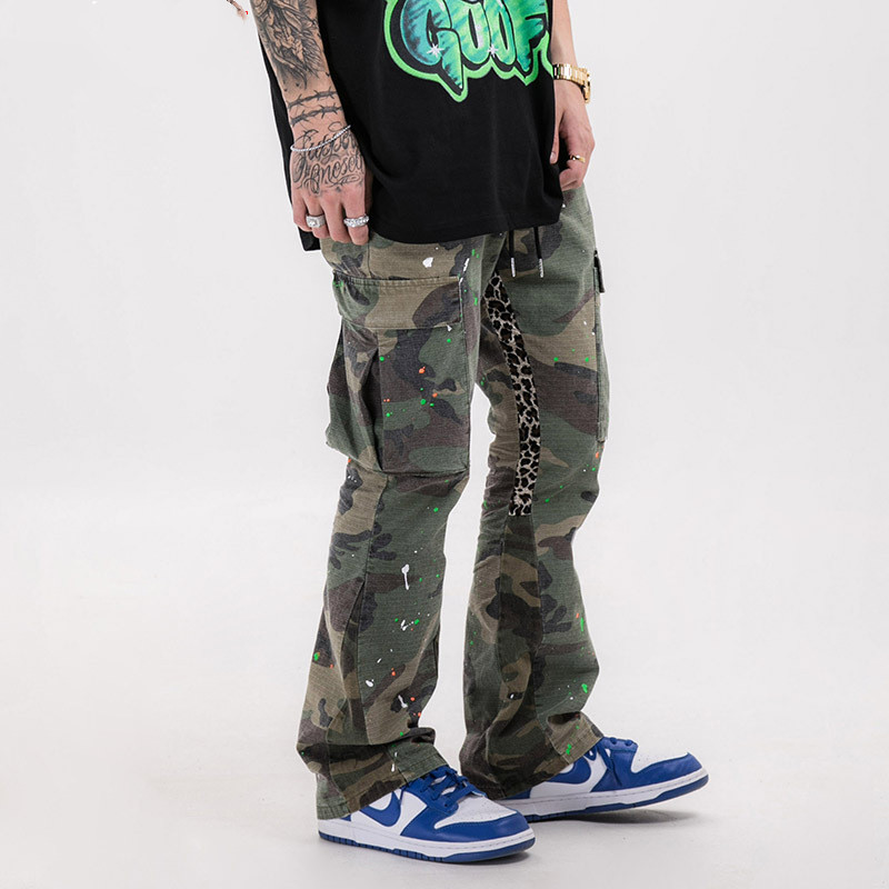 Chaopai high street camouflage overalls