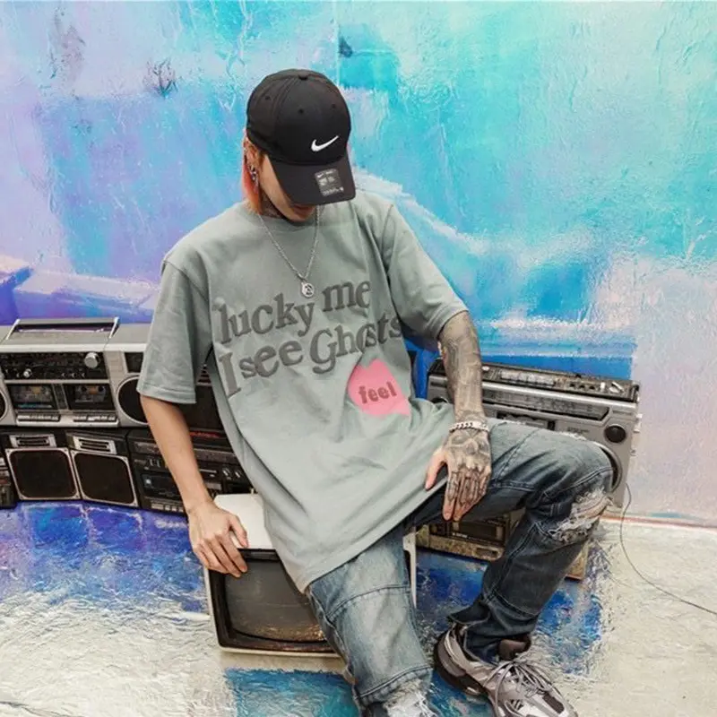 Kanye Music Festival Printed Love Half-Shirt
