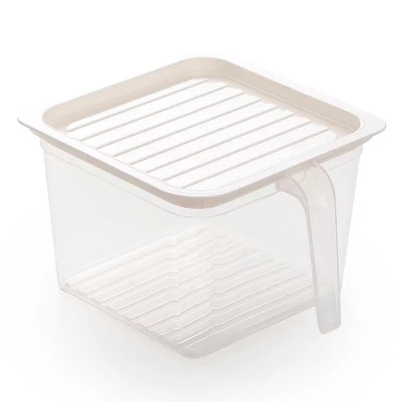 Household refrigerator crisper - White