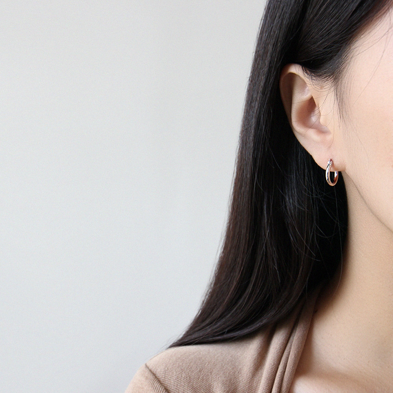 Geometric Circle Earrings