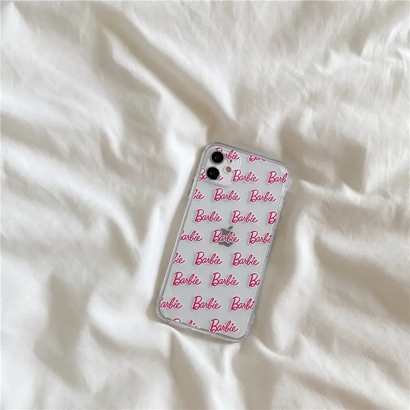 Transparent silicone phone case