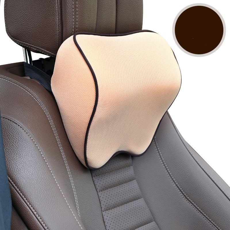 Beige headrest