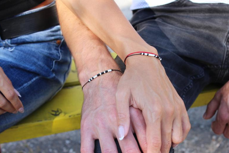 Morse code alphanumeric password superfine bracelet