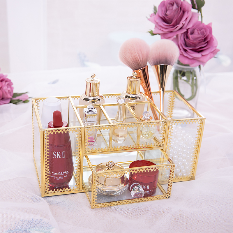 Skin care nail brush cosmetic storage bucket