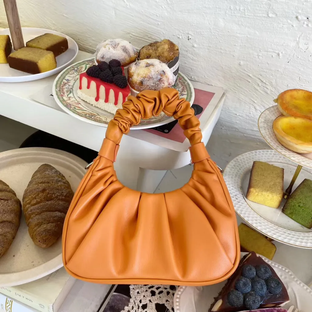 One Shoulder Messenger Bag - Orange