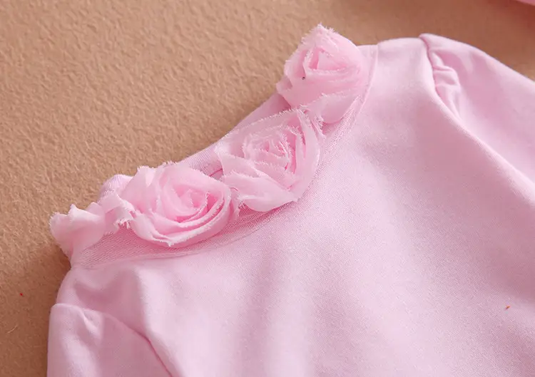 Headdress three-dimensional flower romper