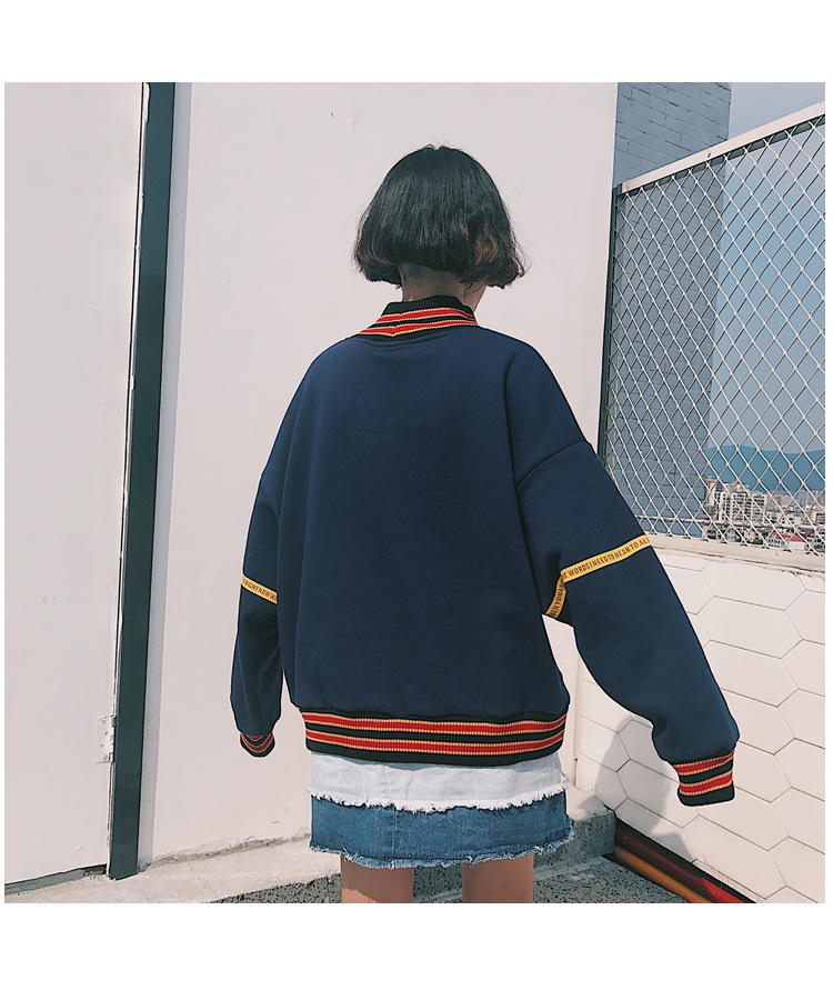 High collar fake two long sleeves