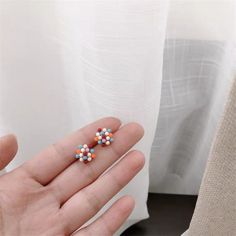 Mini color earrings