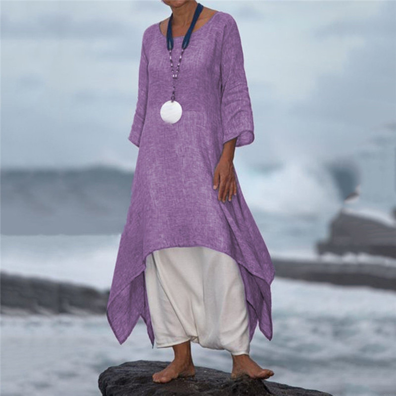 فستان بطول غير منتظم وتصميم فريد