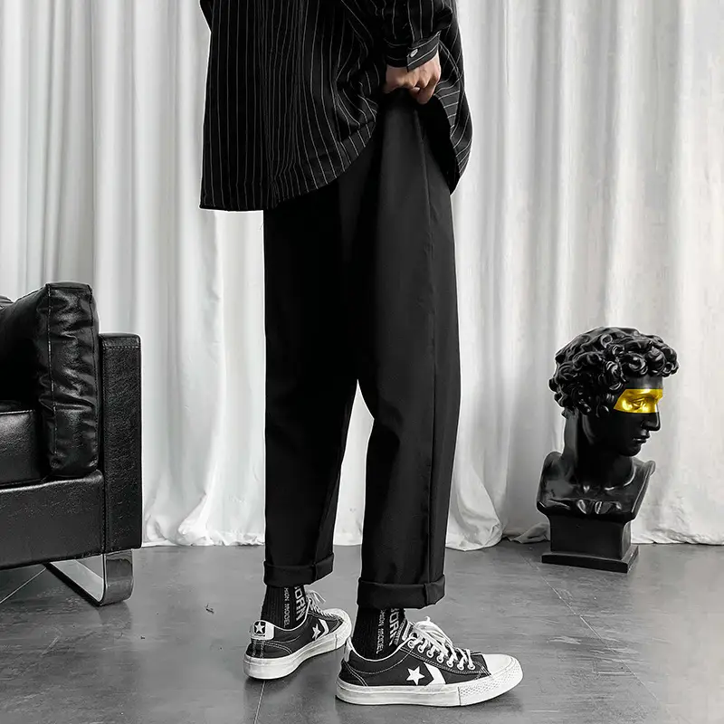 Hong Kong Style loose casual pants