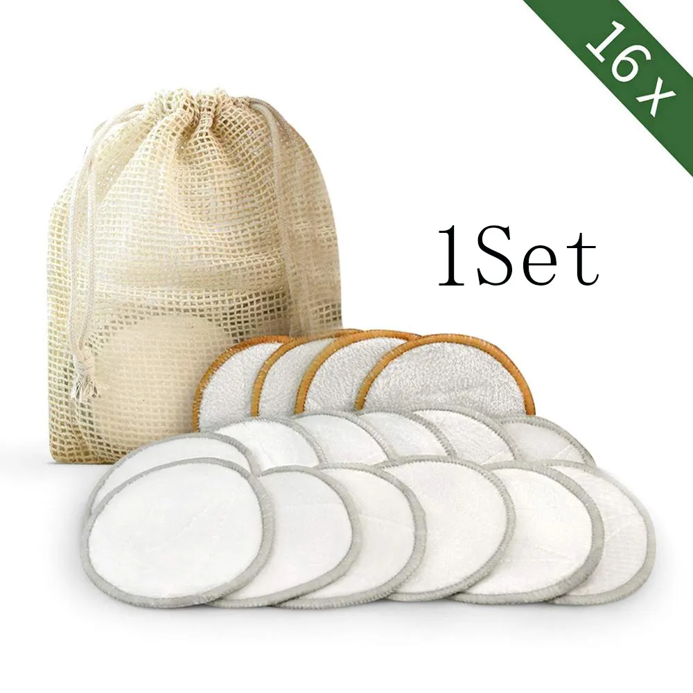 Bamboo cotton remover cotton - 1Set 16Pcs
