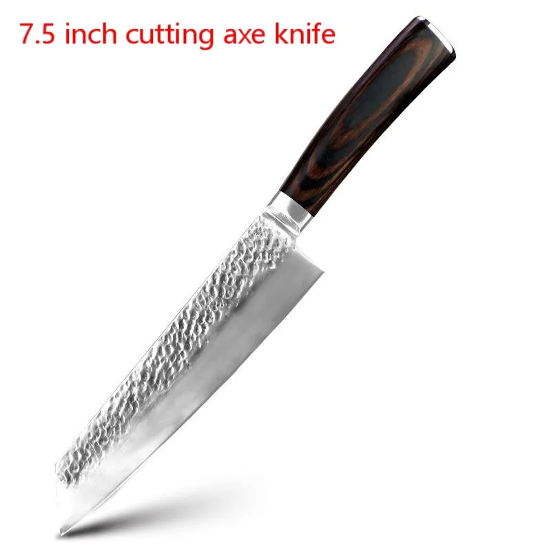 Stainless steel kitchen knives with knife set loose set