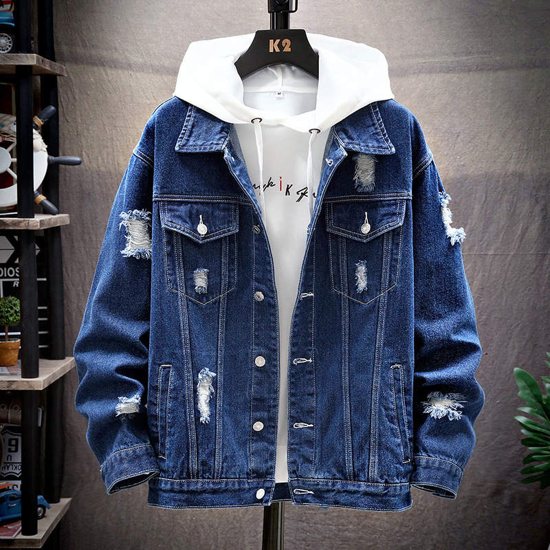 Loose denim jacket