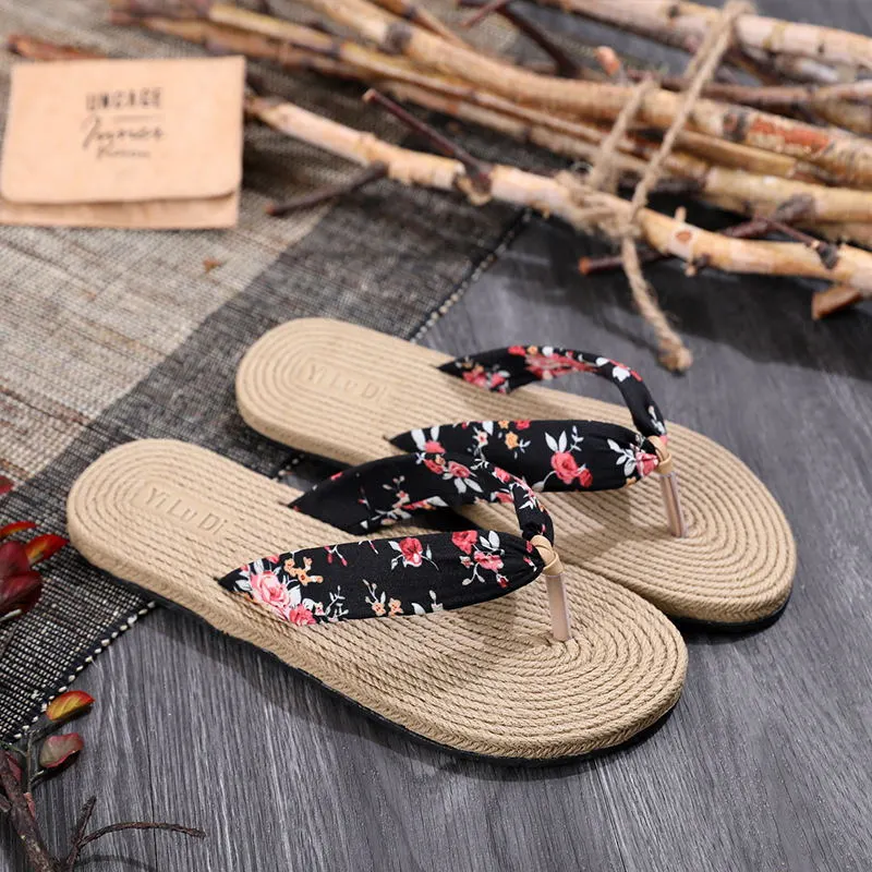 flip flops - Black