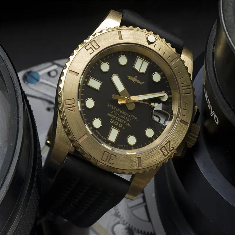 Vintage Bronze Water Ghost Diving Watch