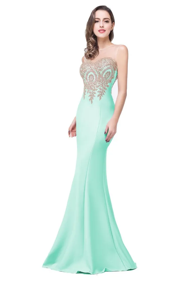 Fishtail bride toast costume Green - Shop at LoveMi