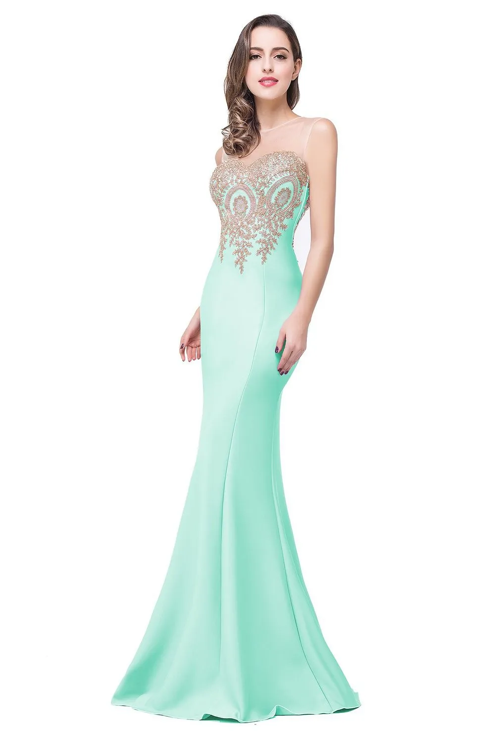 Fishtail bride toast costume - Mint