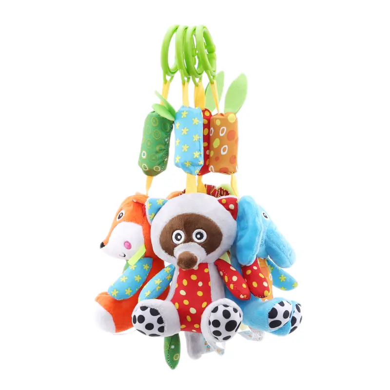Baby plush bed bell shake
