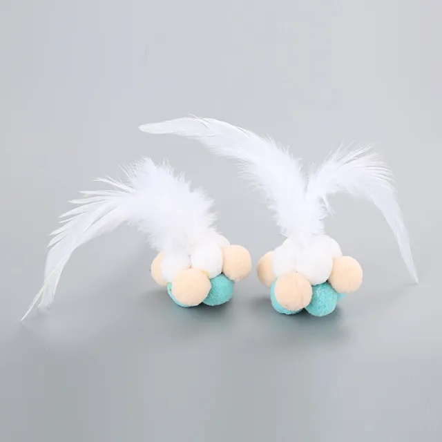 Cat toy feather White - Shop at LoveMi