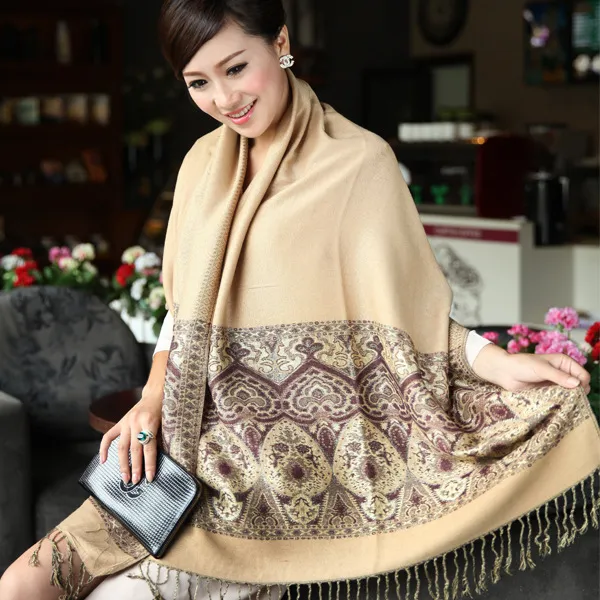 National big shawl scarf Camel - Shop at LoveMi
