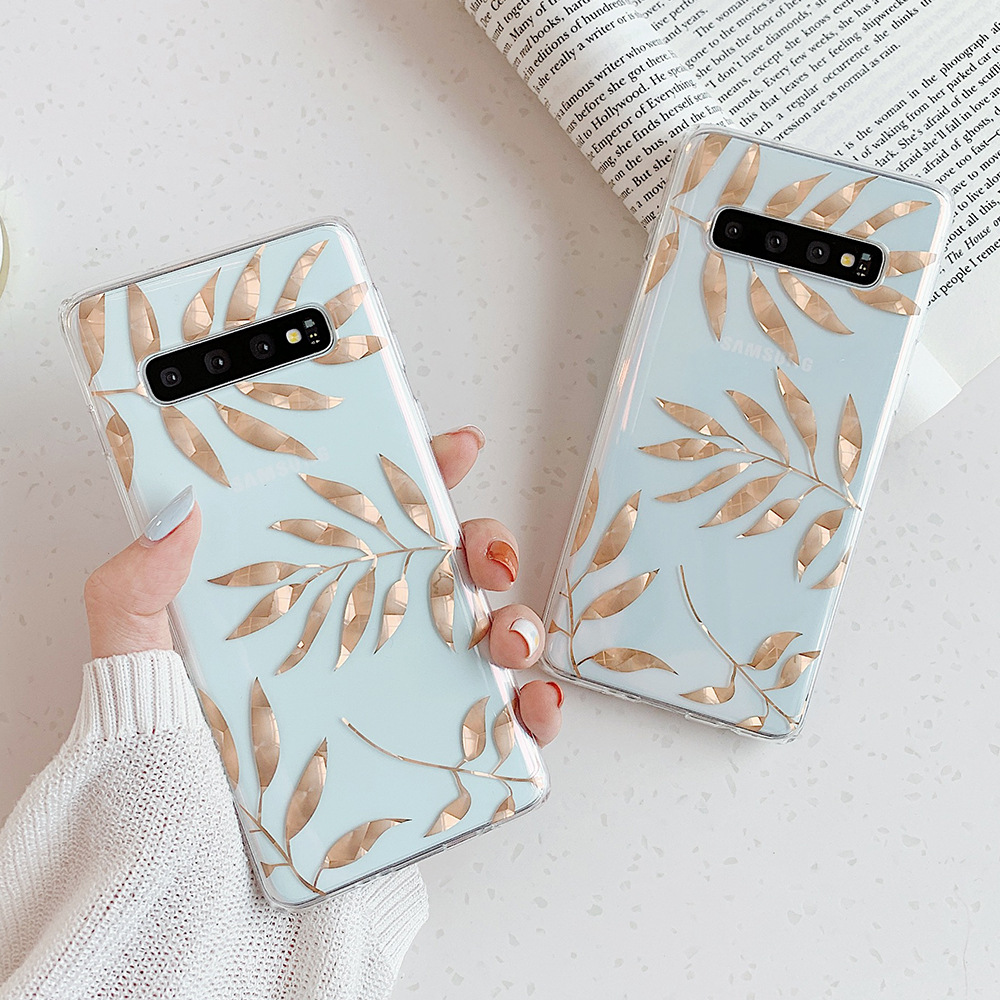 Funda celular hoja electrochapada