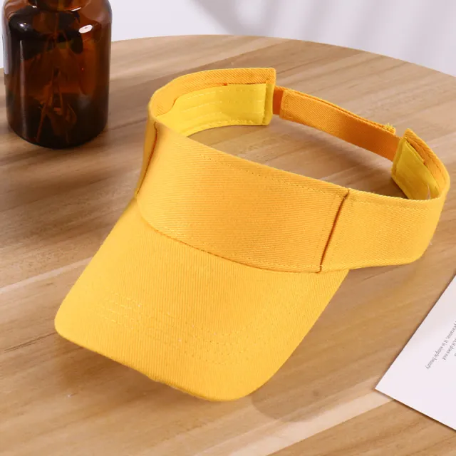 Summer outdoor sun shade ladies empty top hat Yellow - Shop at LoveMi