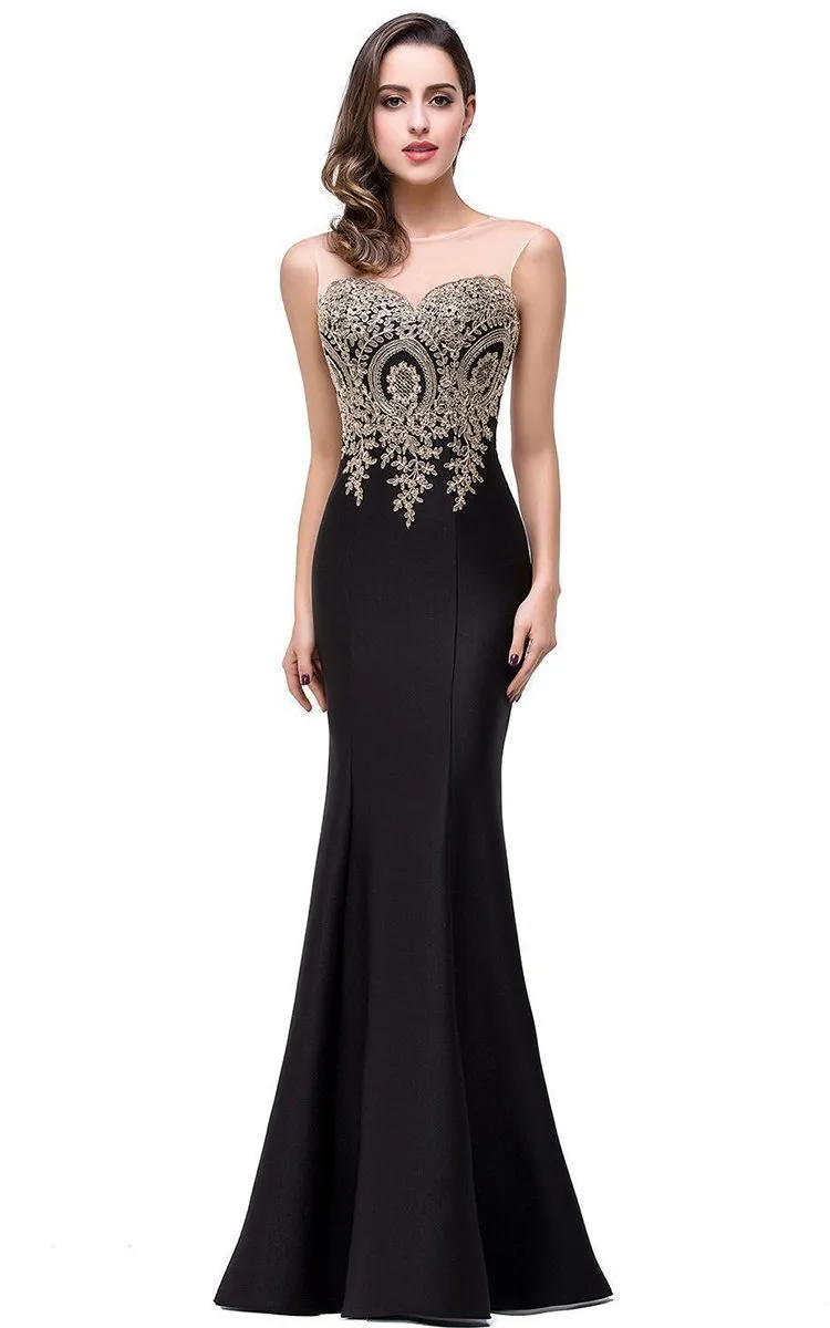 Fishtail bride toast costume - Black