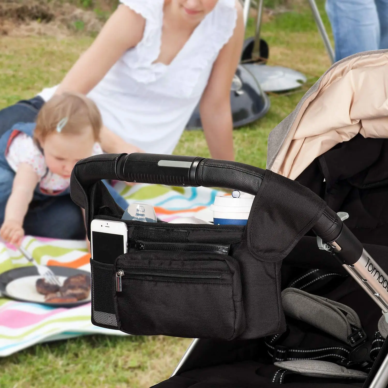 Waterproof baby stroller bag – image 7