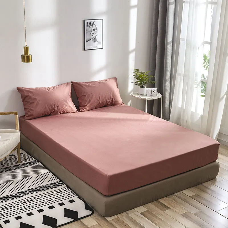 Waterproof bed sheet - Red Bean A