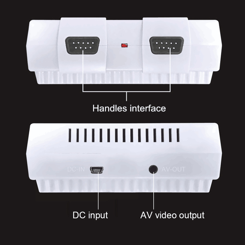 Console de jeux FC Rouge et Blanc — Machine de jeu classique 4