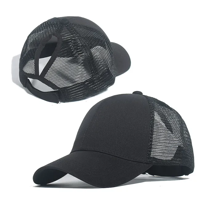 All match ponytail baseball cap Black - Shop at LoveMi