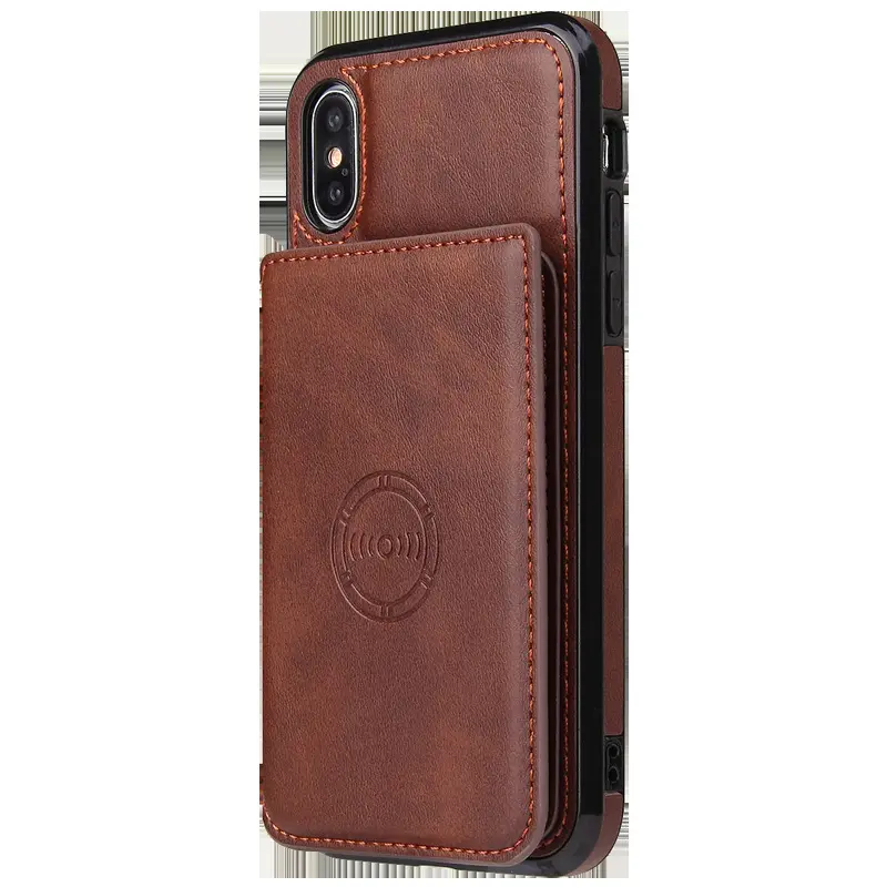 Card wallet leather case phone